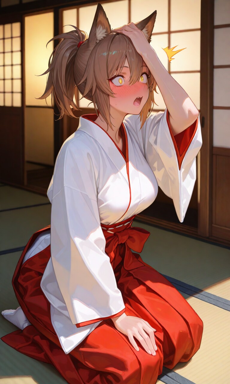 けも耳神社の巫女じゃないはずなのに…