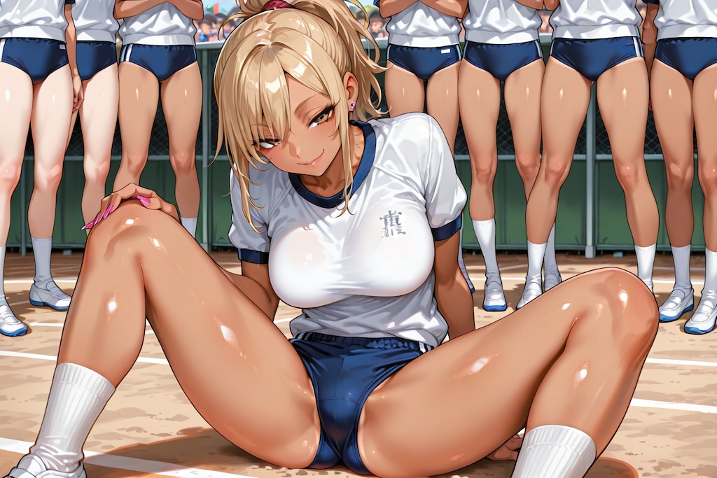 運動会のギャル
