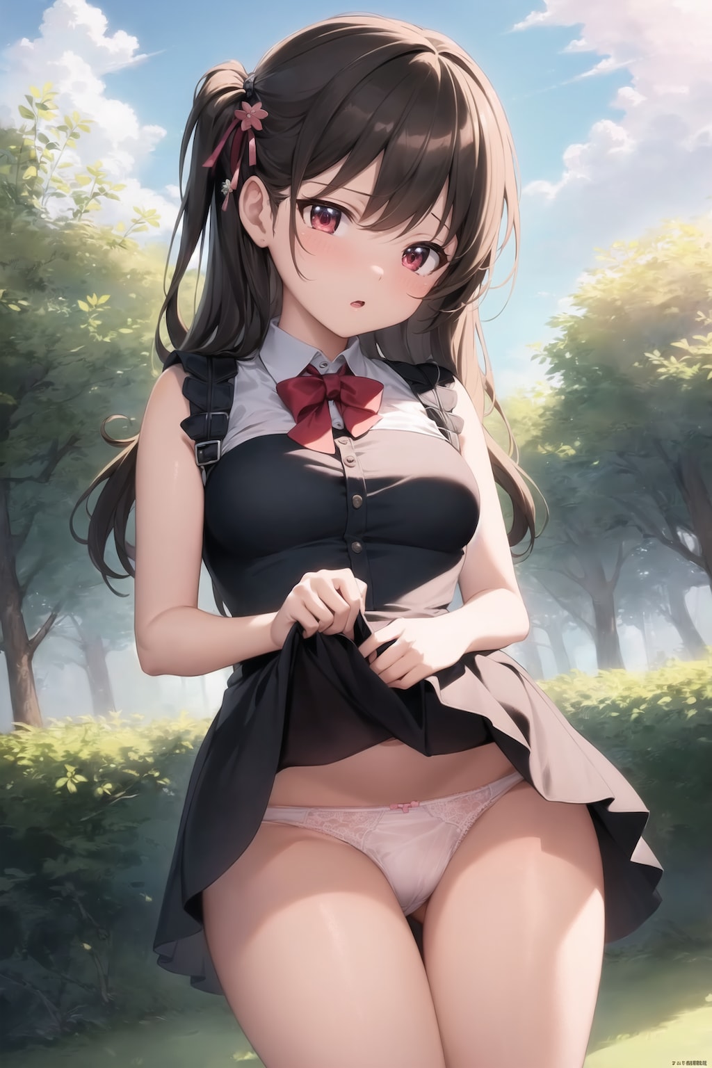 スカートひらり(23)