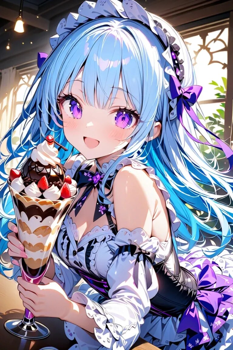 デザートの時間ですよ♡スーパーメイド | の人気AIイラスト・グラビア