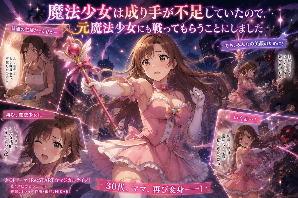 魔法少女は成り手が不足していたので元魔法少女にも戦ってもらうことにしました