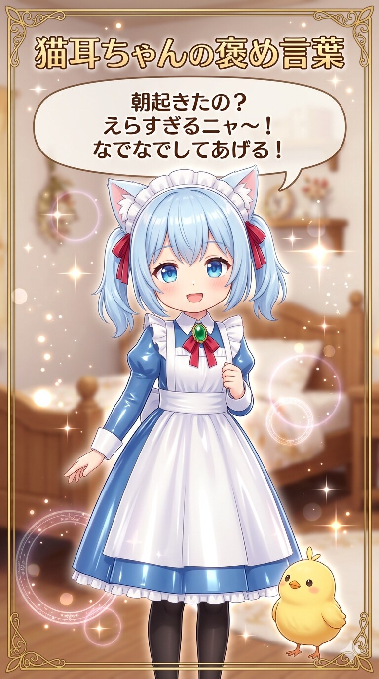 猫耳ちゃんの褒め言葉