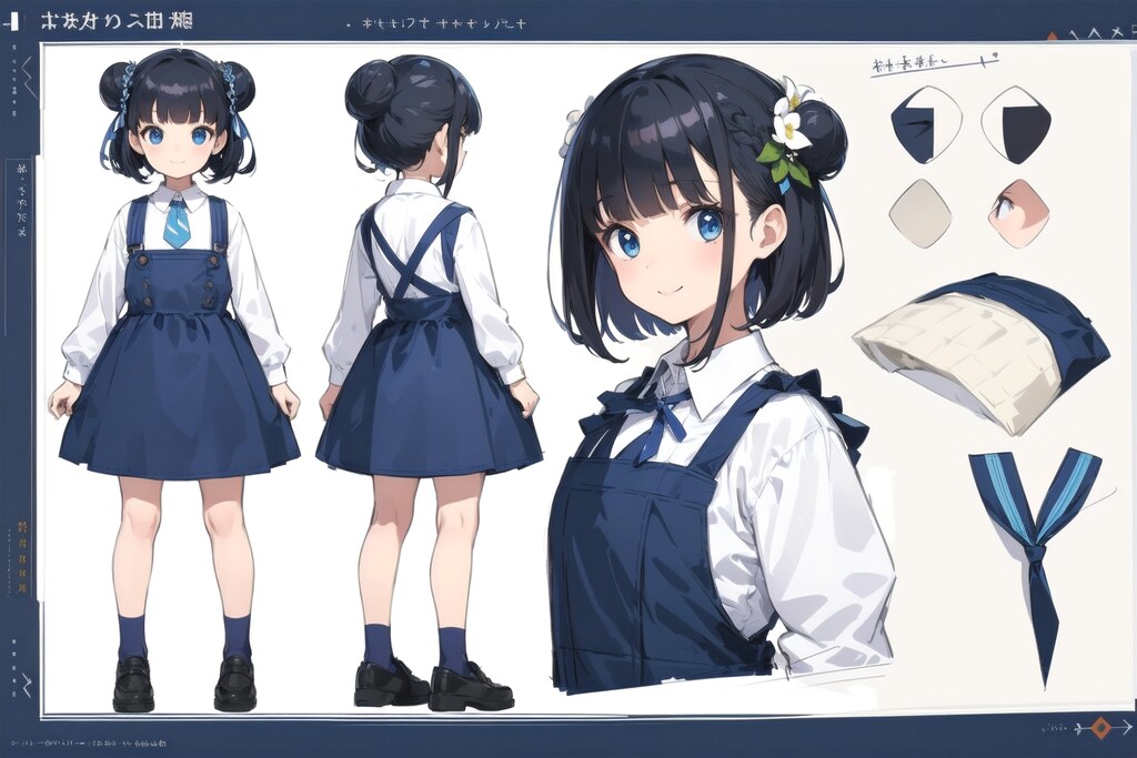 ちちぷい版おだんごちゃん設定画２