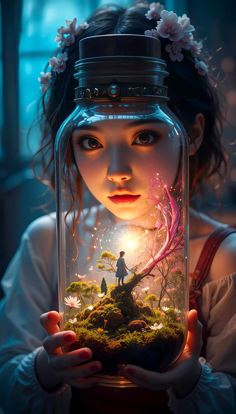 瓶の中の世界