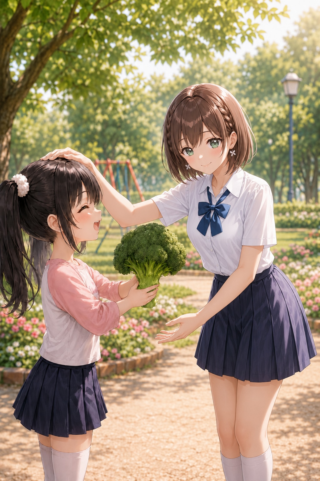 【速報】今、千夏ちゃんからブロッコリーいただきました。