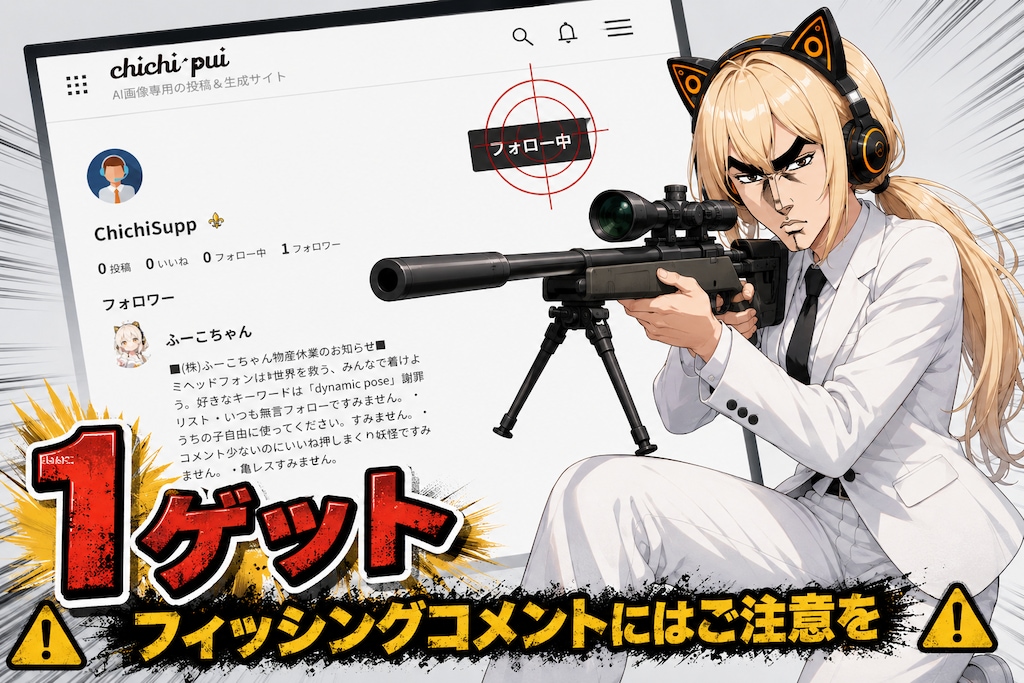 【注意】フィッシングコメントにご注意を