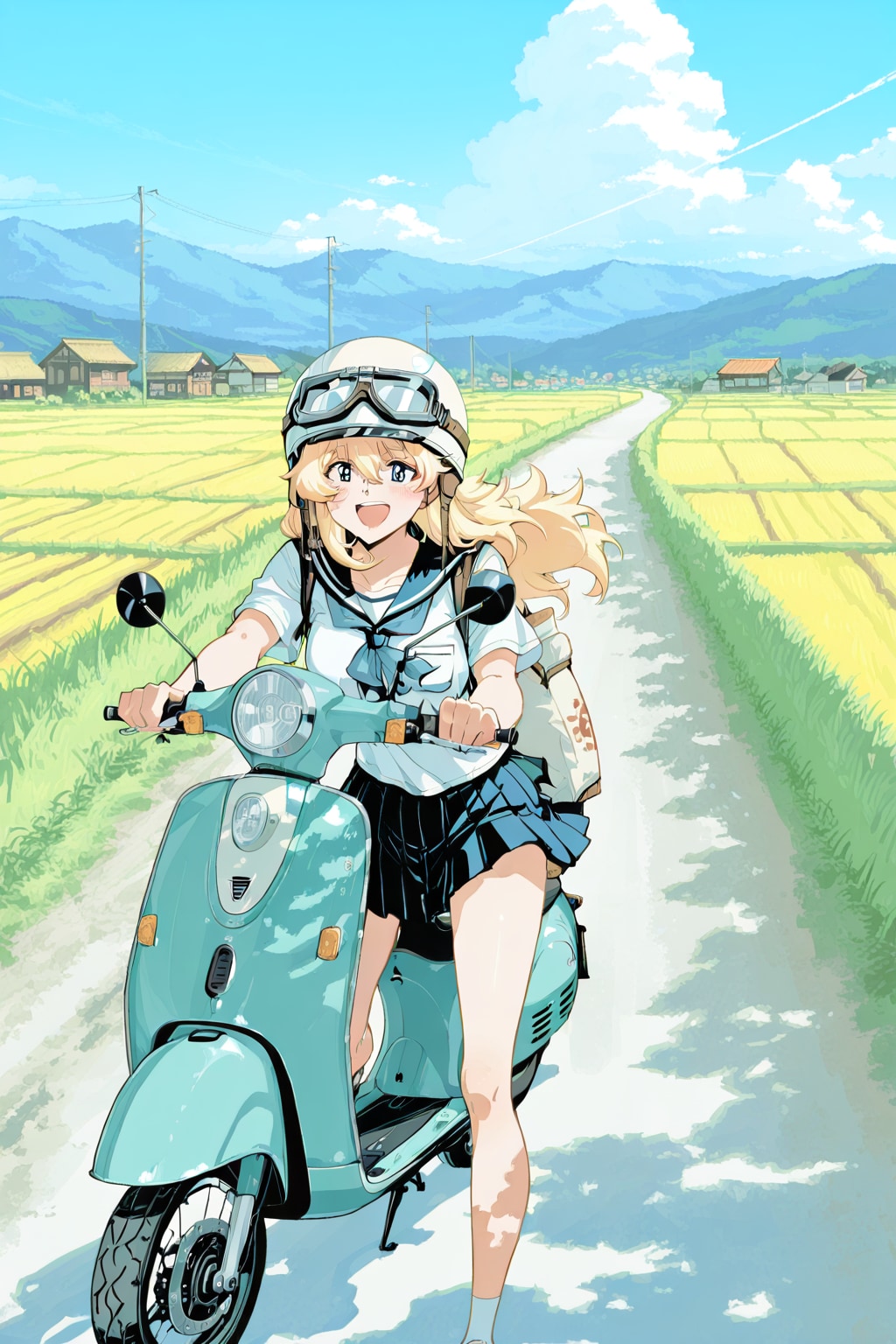 【バイクと女の子】遅刻しちゃう！！！(煩悩主催企画「バイクと女の子」エントリー作品)