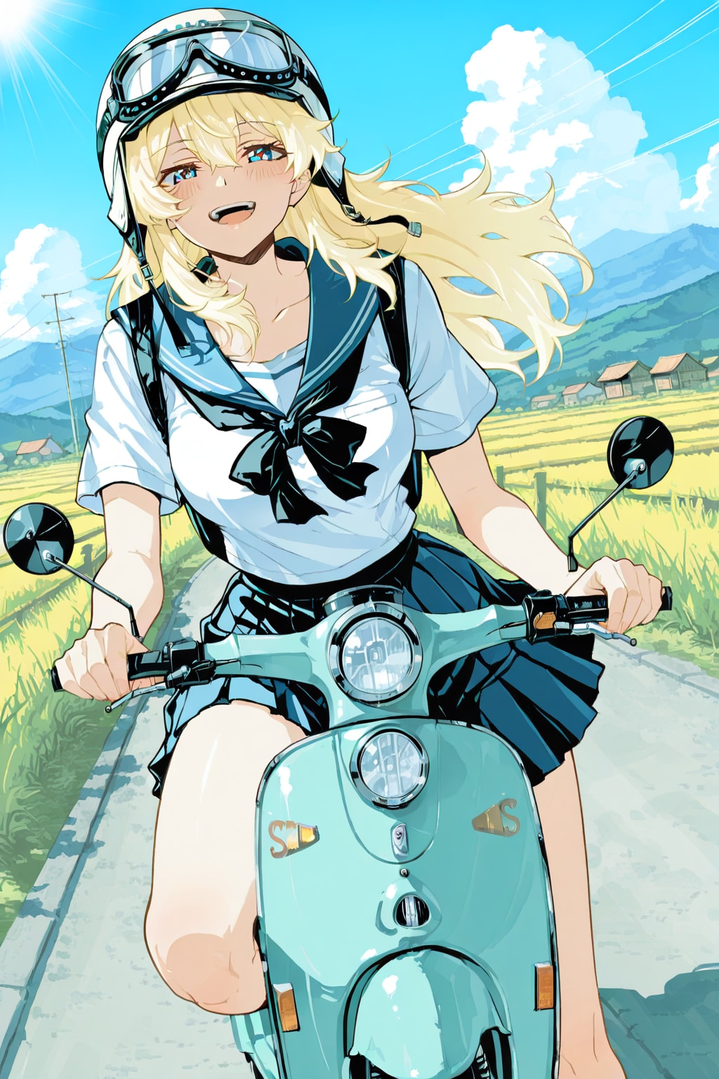 【バイクと女の子】遅刻しちゃう！！！(煩悩主催企画「バイクと女の子」エントリー作品)