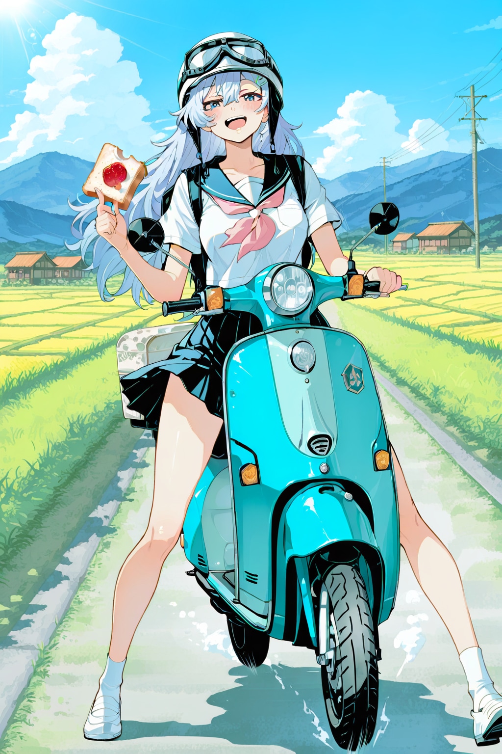 【バイクと女の子】遅刻しちゃう！！！(煩悩主催企画「バイクと女の子」エントリー作品)