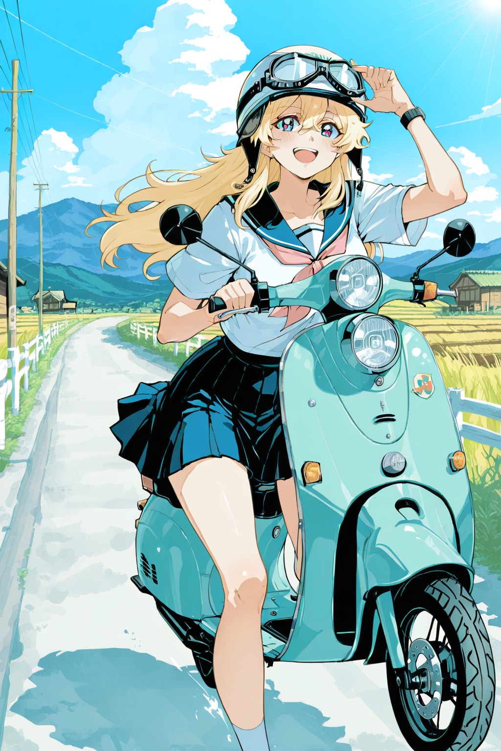 【バイクと女の子】遅刻しちゃう！！！(煩悩主催企画「バイクと女の子」エントリー作品)