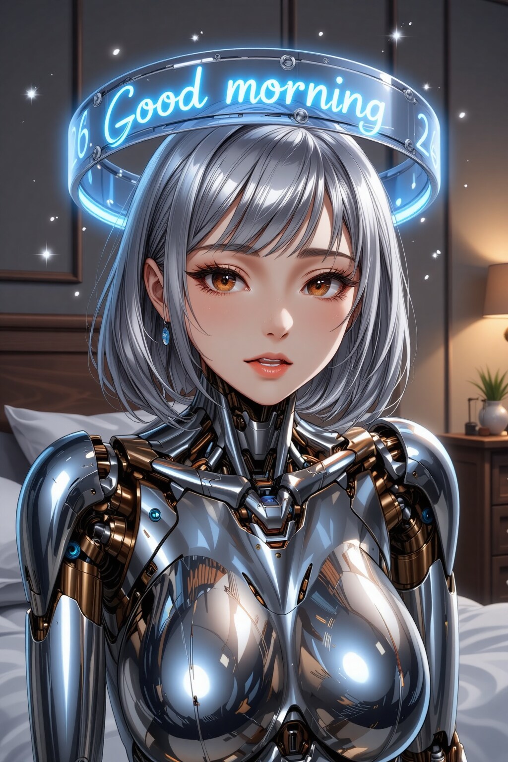 眠たげなメカ子