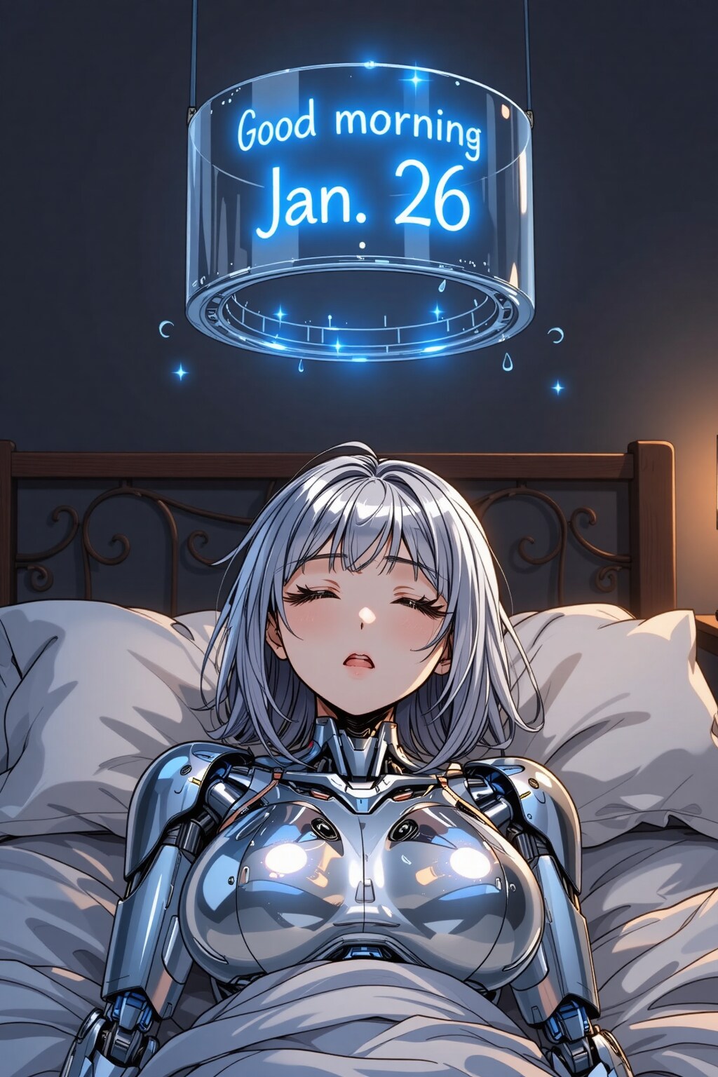 眠たげなメカ子