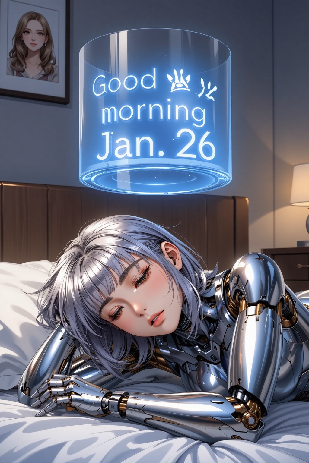 眠たげなメカ子