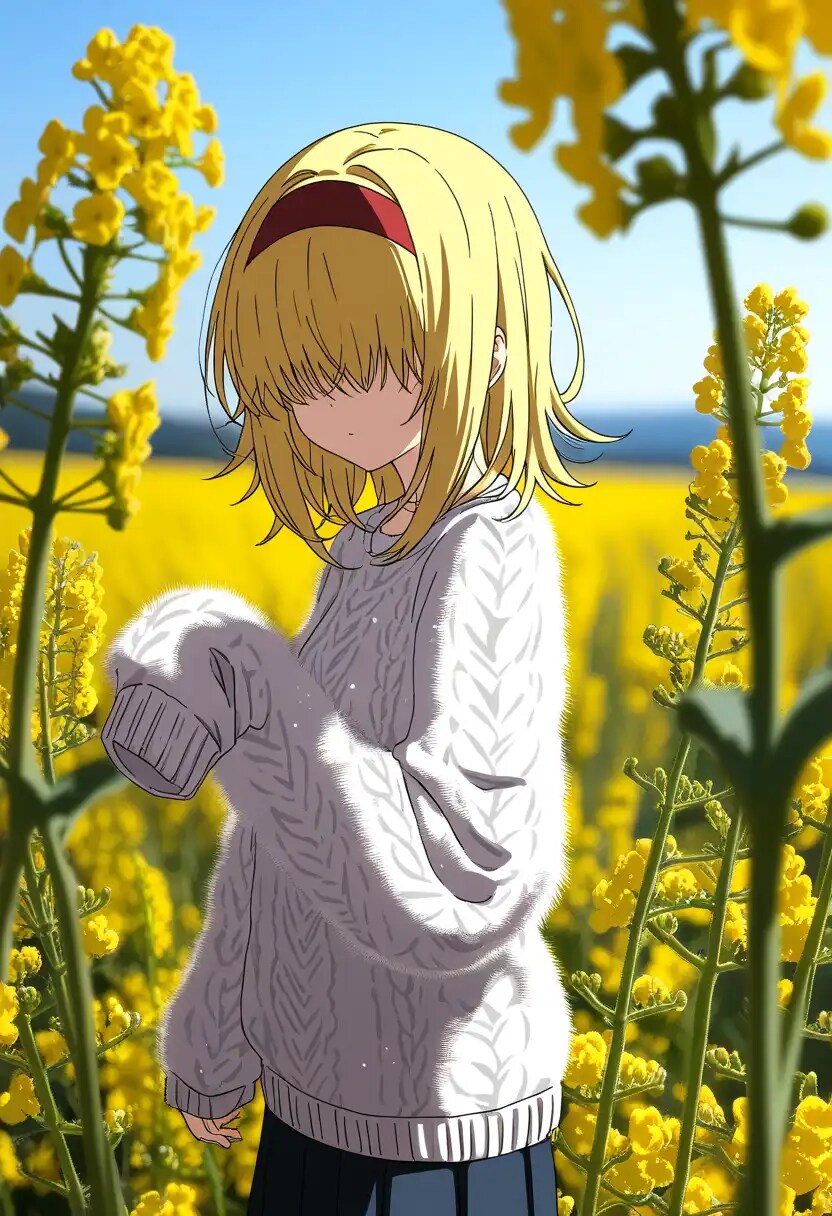 菜花畑 | の人気AIイラスト・グラビア