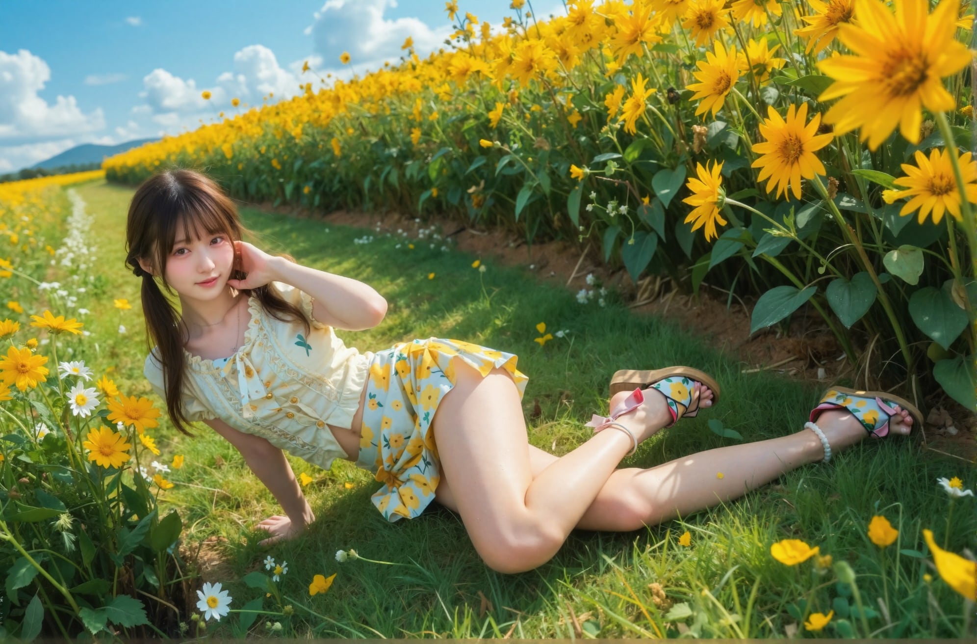Tithonia flower Girl