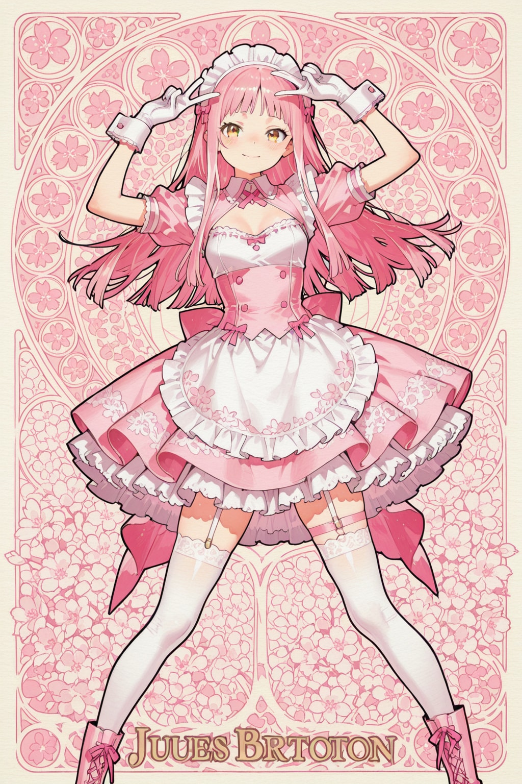 ピンクロリータの少女