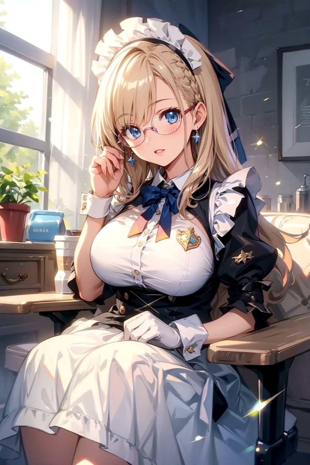 メガネ美少女メイド
