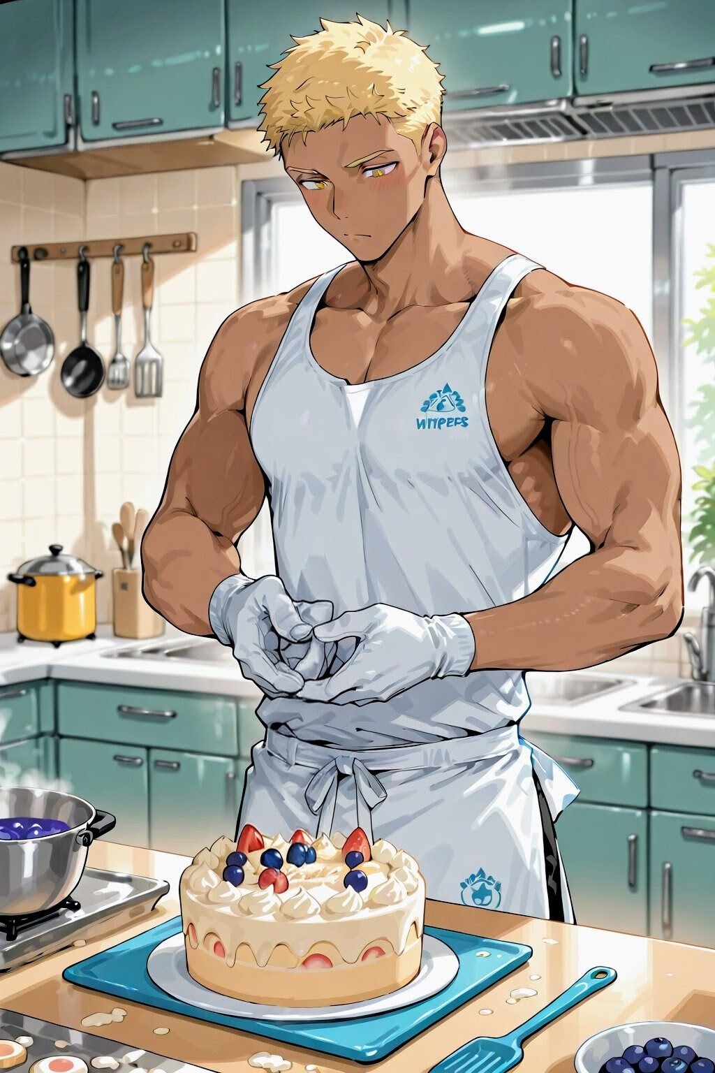 ケーキ作り兄妹