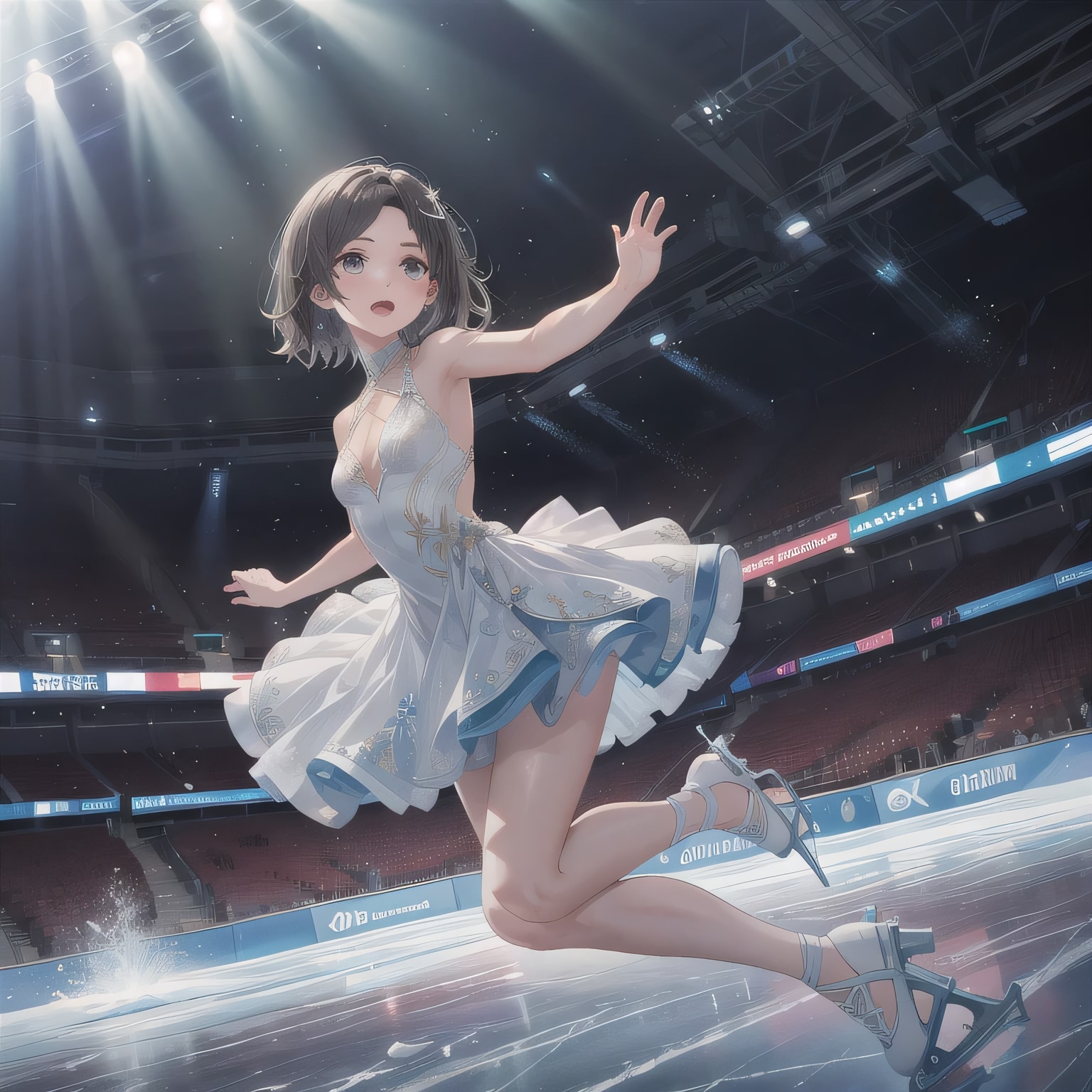 黒髪ボブでフィギュアの少女８ | の人気AIイラスト・グラビア