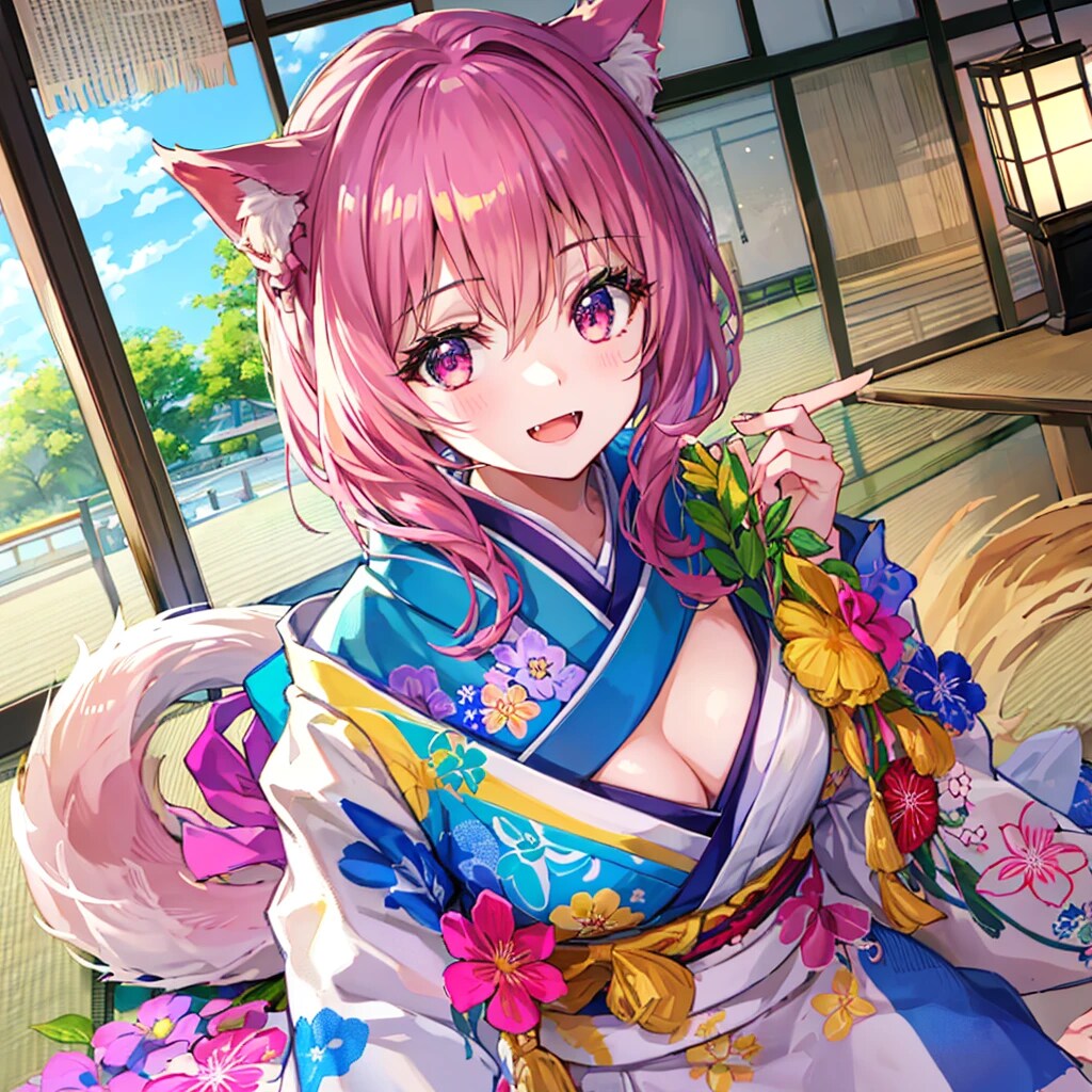 カラフルわんこ