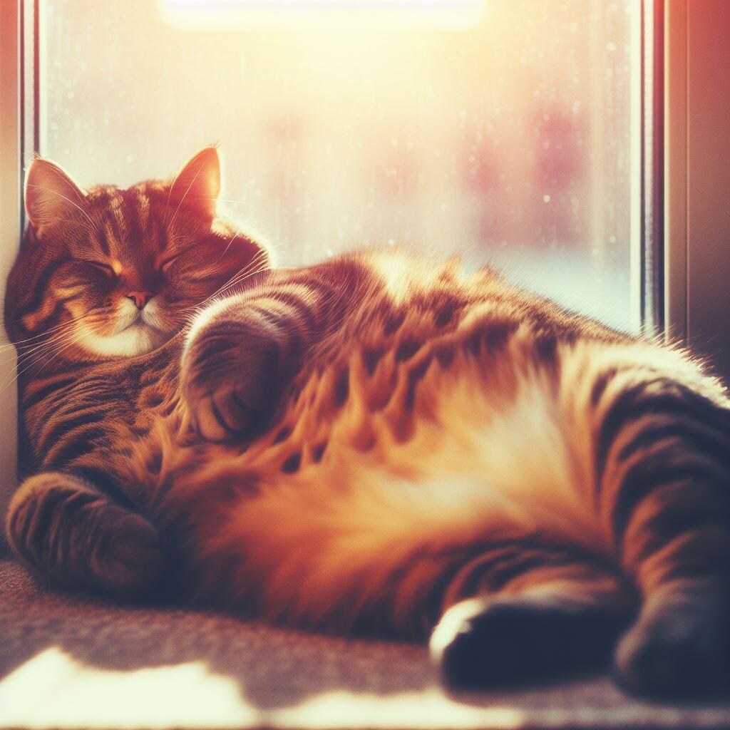 肥えた猫