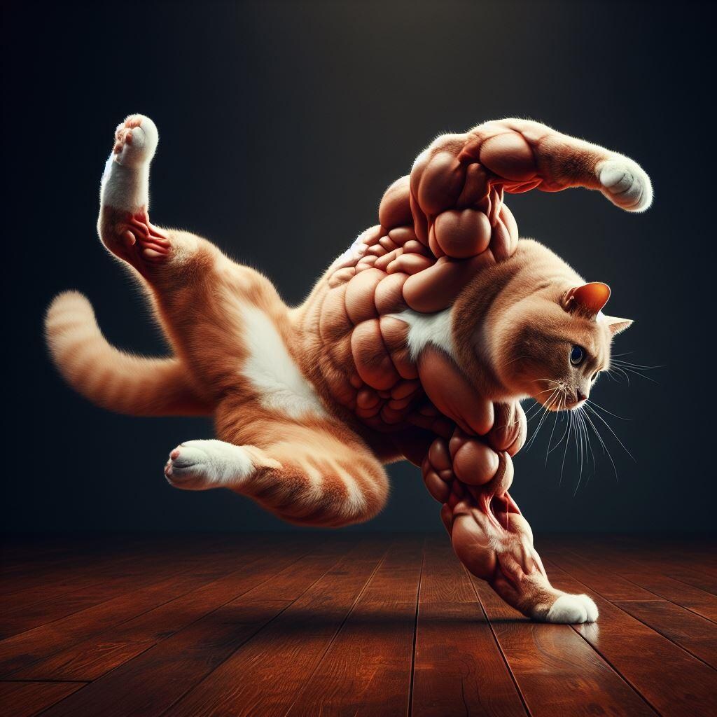 肥えた猫