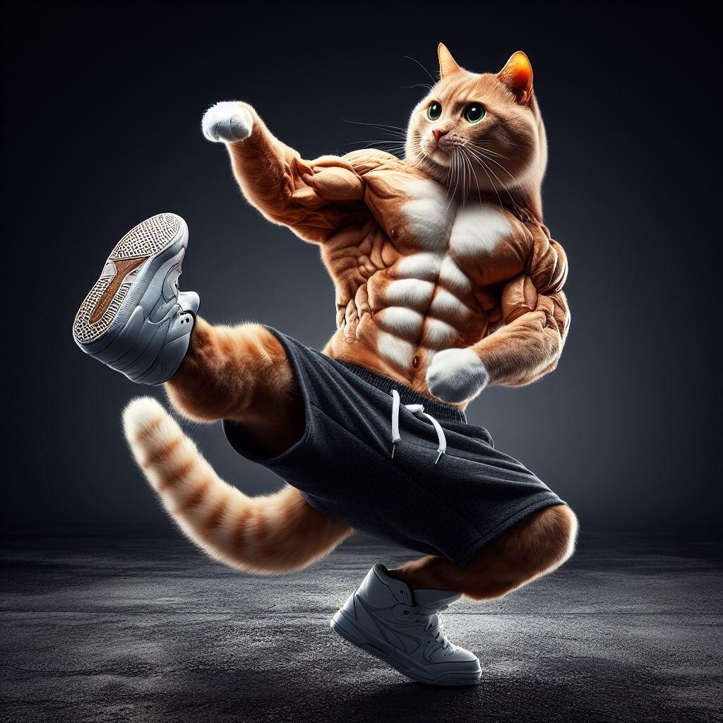 肥えた猫