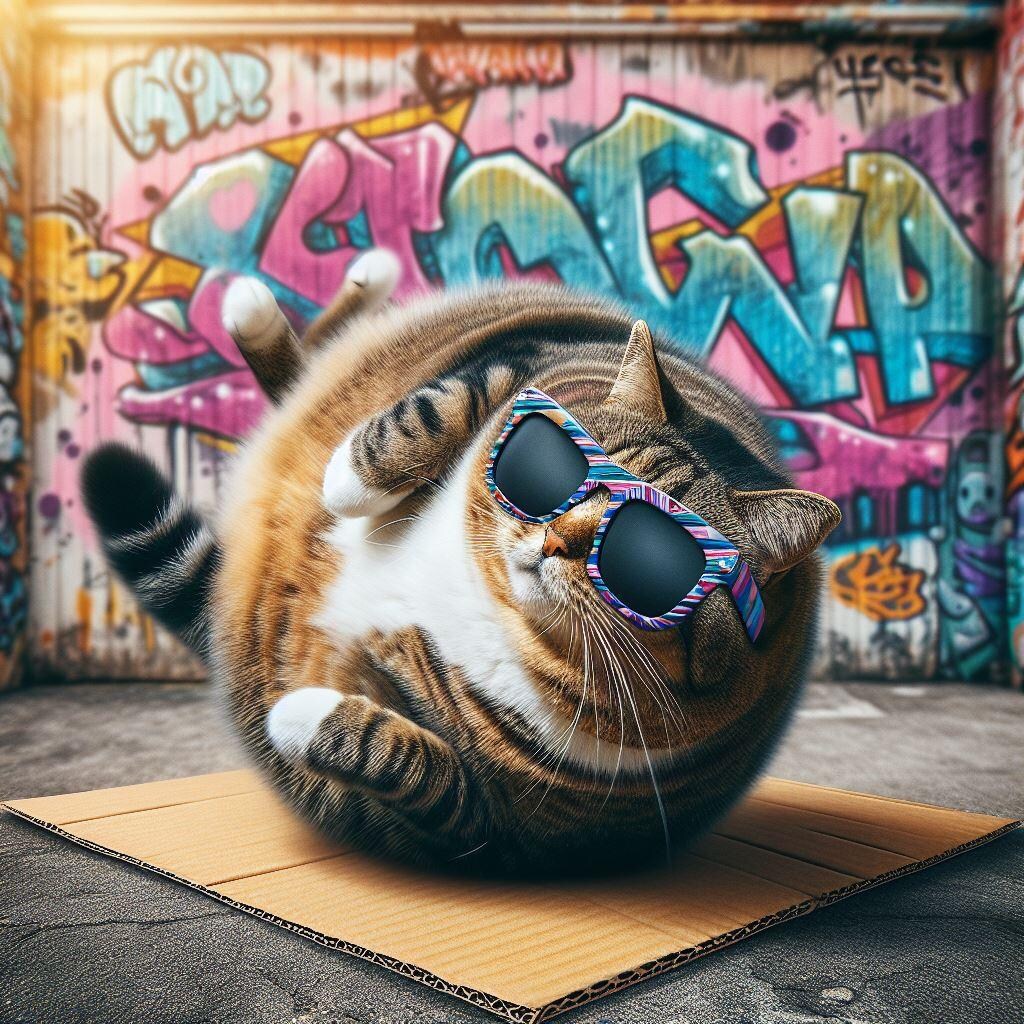 肥えた猫