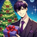 クリスマスプレゼントと、黒髪短髪男性★その2(10枚) 2枚目