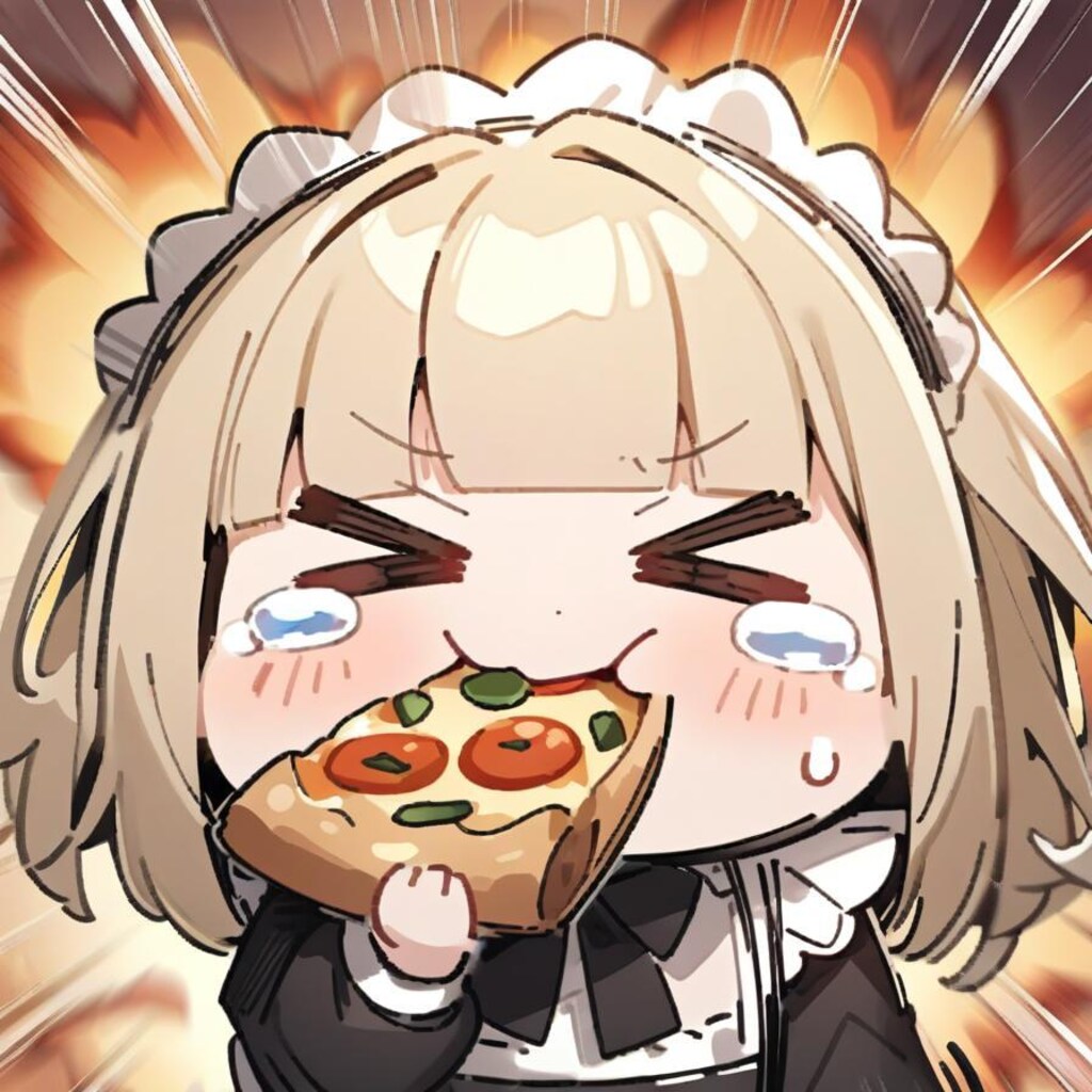 🍕20秒で限界を迎える悪い顔メイドちゃん🍕