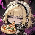 🍕20秒で限界を迎える悪い顔メイドちゃん🍕 2枚目