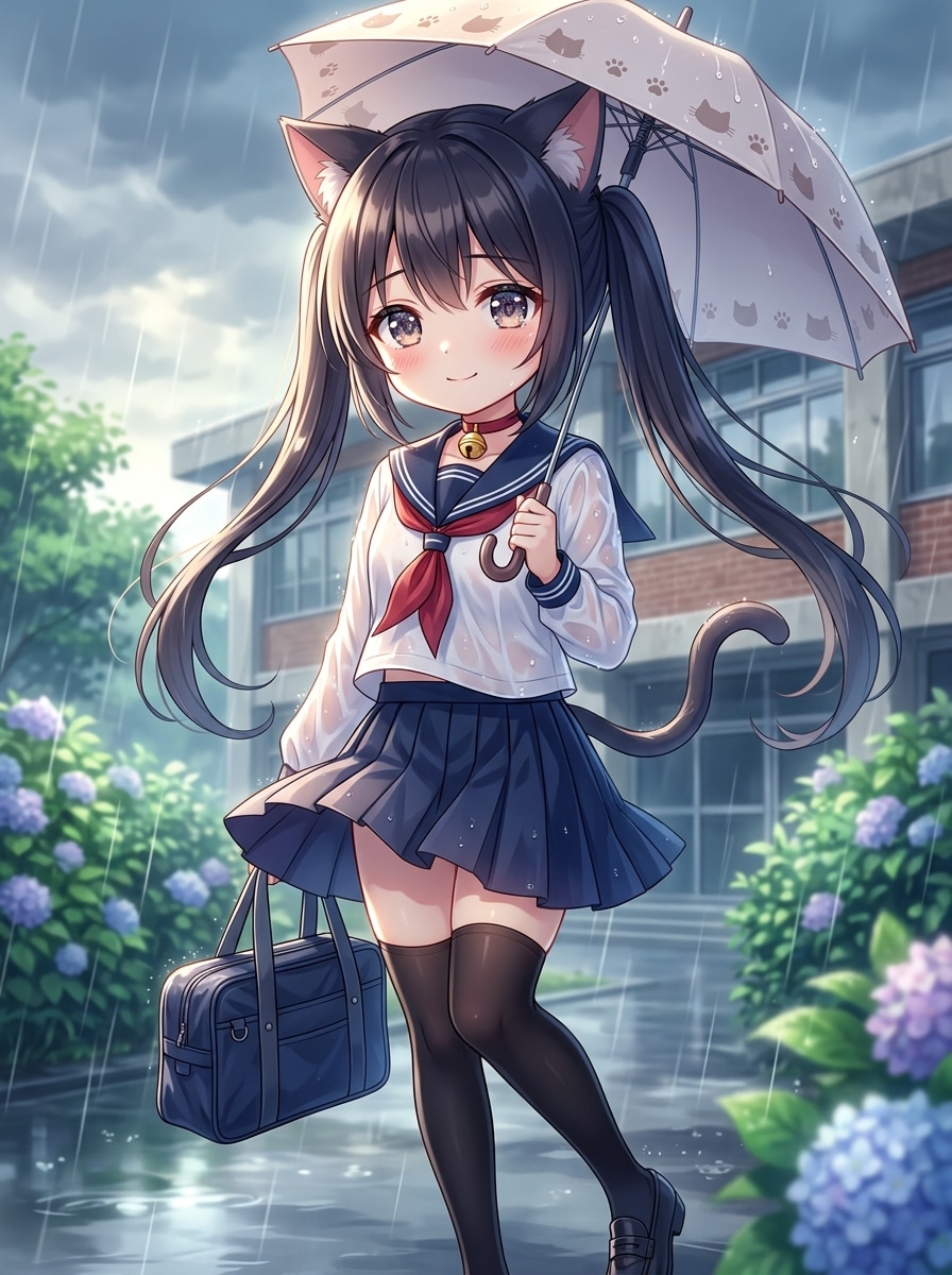 黒ツイにゃん