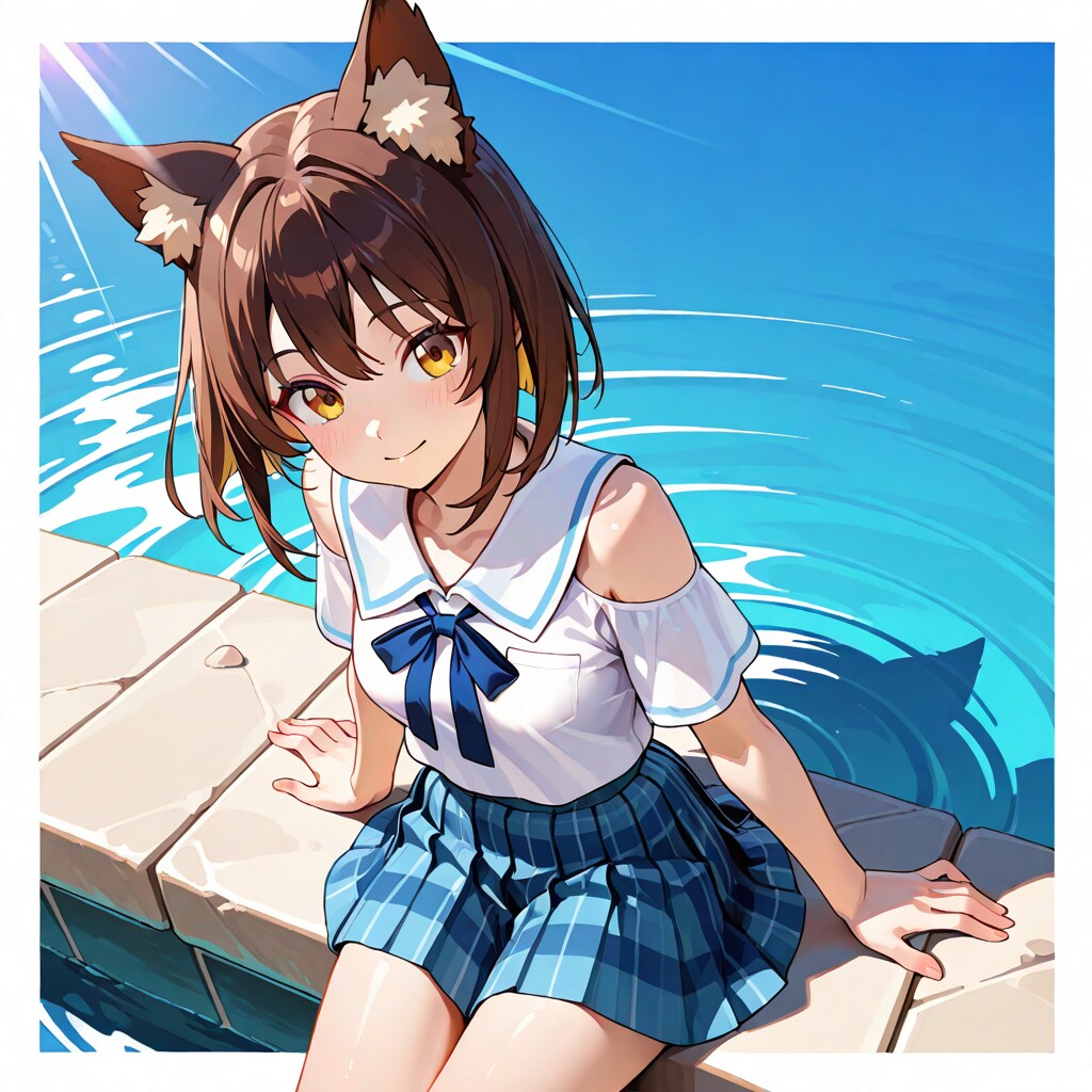 青空を背に、君が笑った夏