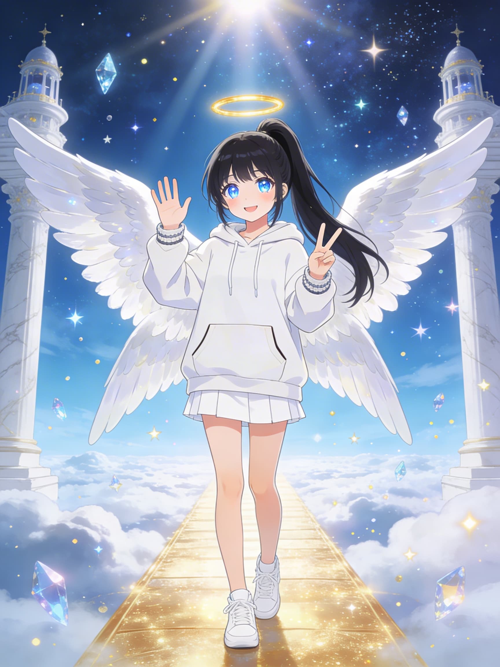 新米天使ちゃん | の人気AIイラスト・グラビア