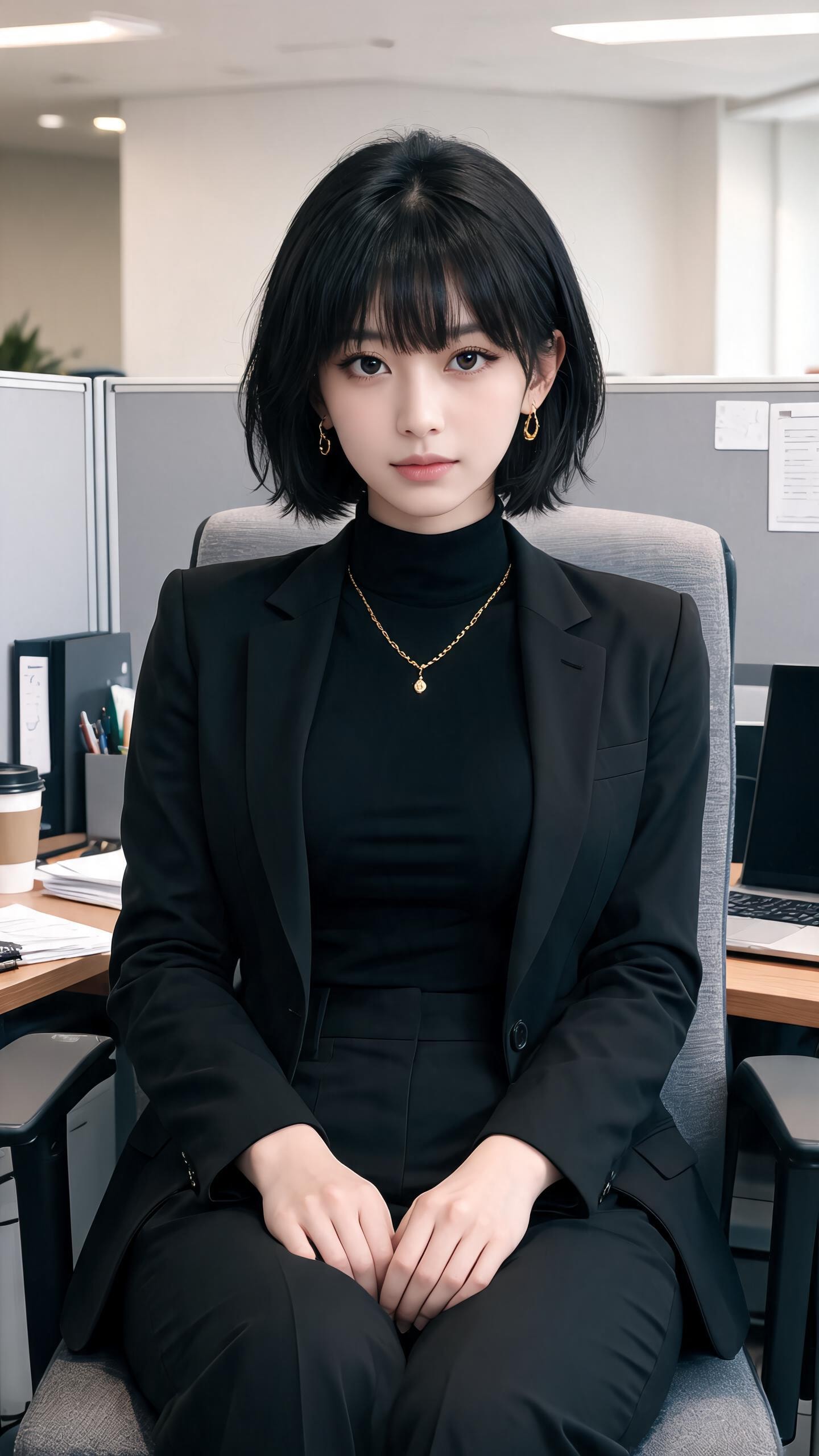 スーツ女子なBUBBLEさん【Seedream実写版】 | の人気AIイラスト・グラビア