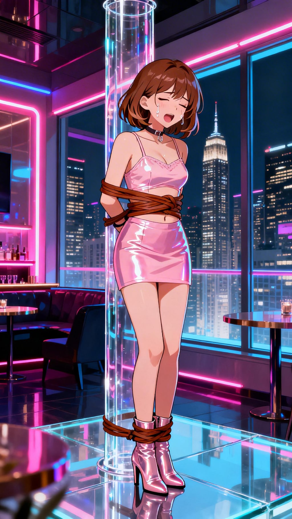 無力化されたナイフ使い女子アヤ