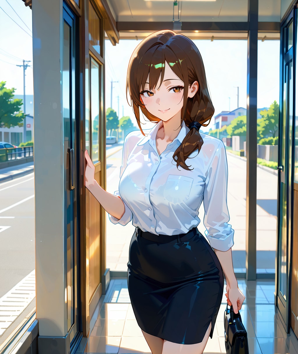 陽子｜朝の通勤路