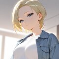 ショートカットの可愛い彼女 3枚目