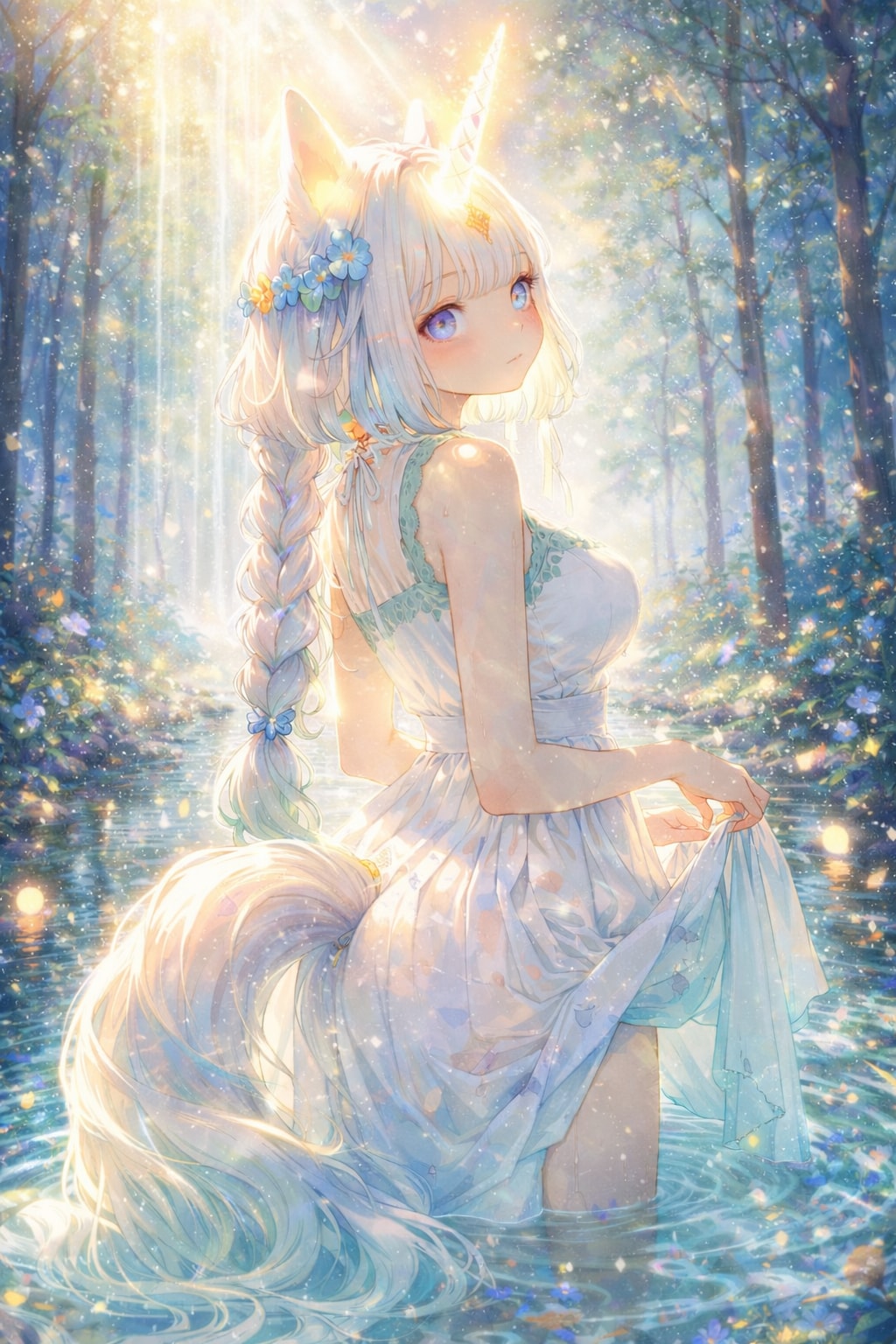 森の中の一角獣