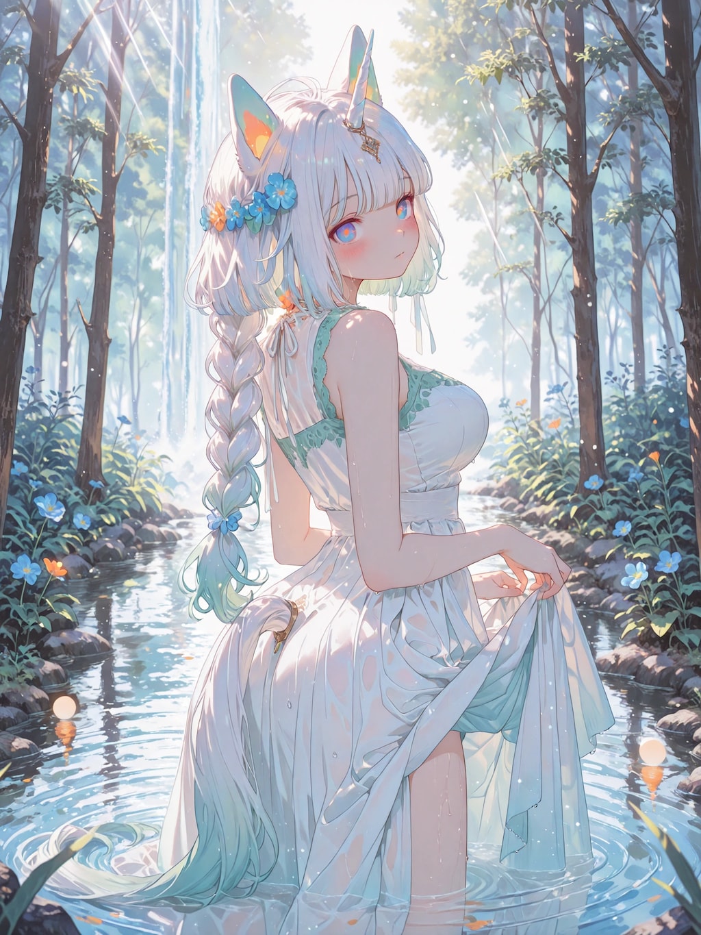 森の中の一角獣