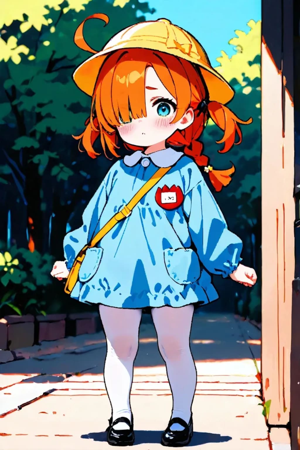 幼稚園児になった目隠れちゃん☆