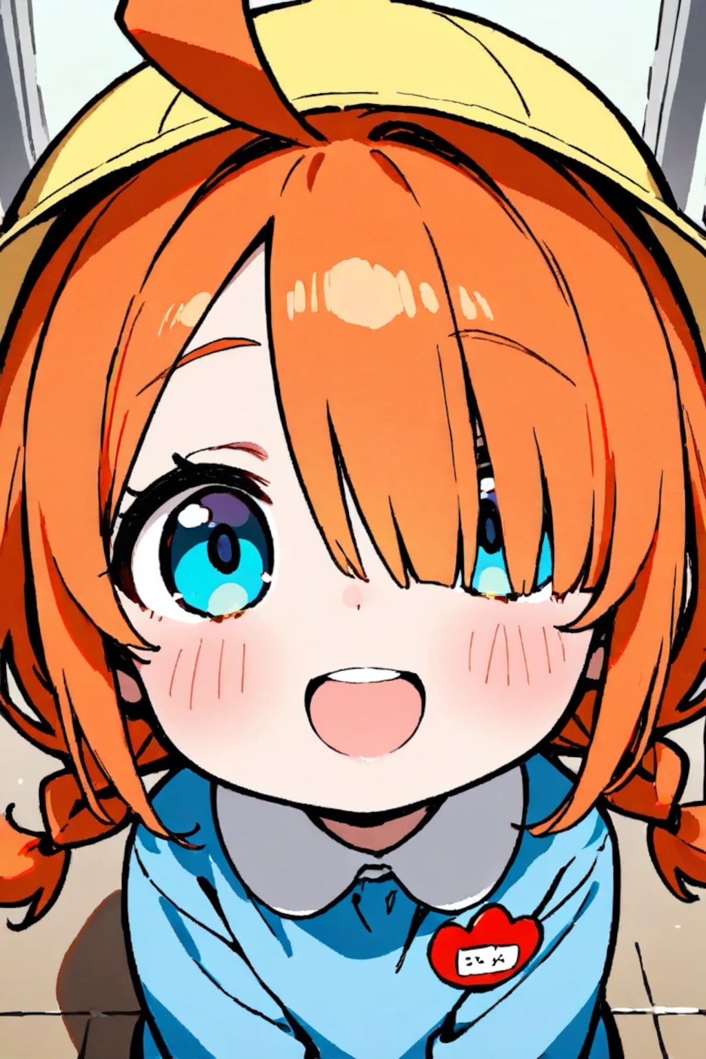 幼稚園児になった目隠れちゃん☆