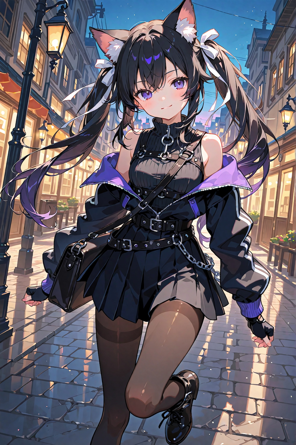 旅する黒猫と夜のメッセンジャー