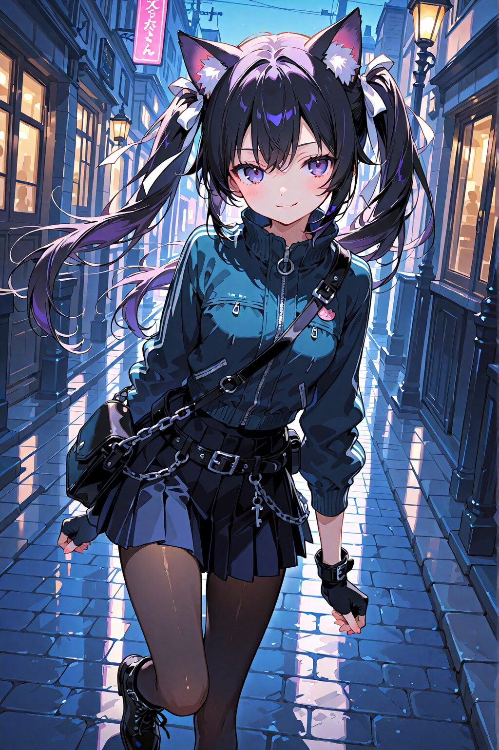 旅する黒猫と夜のメッセンジャー