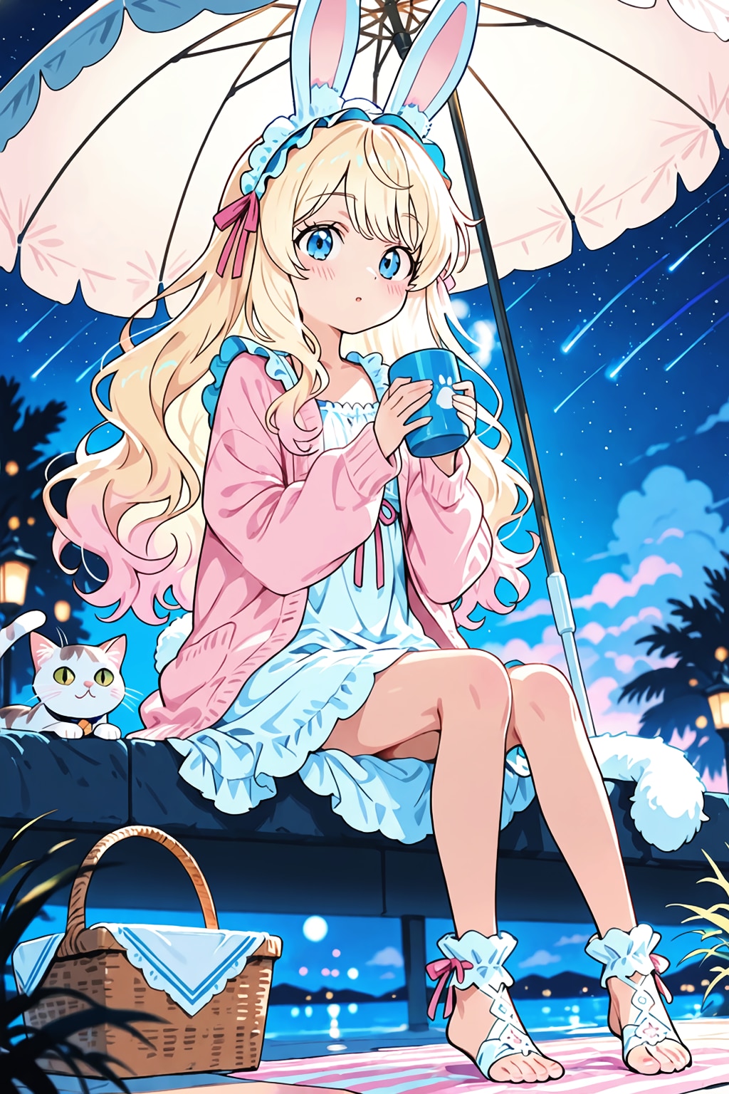 流星群とうさぎのティータイム