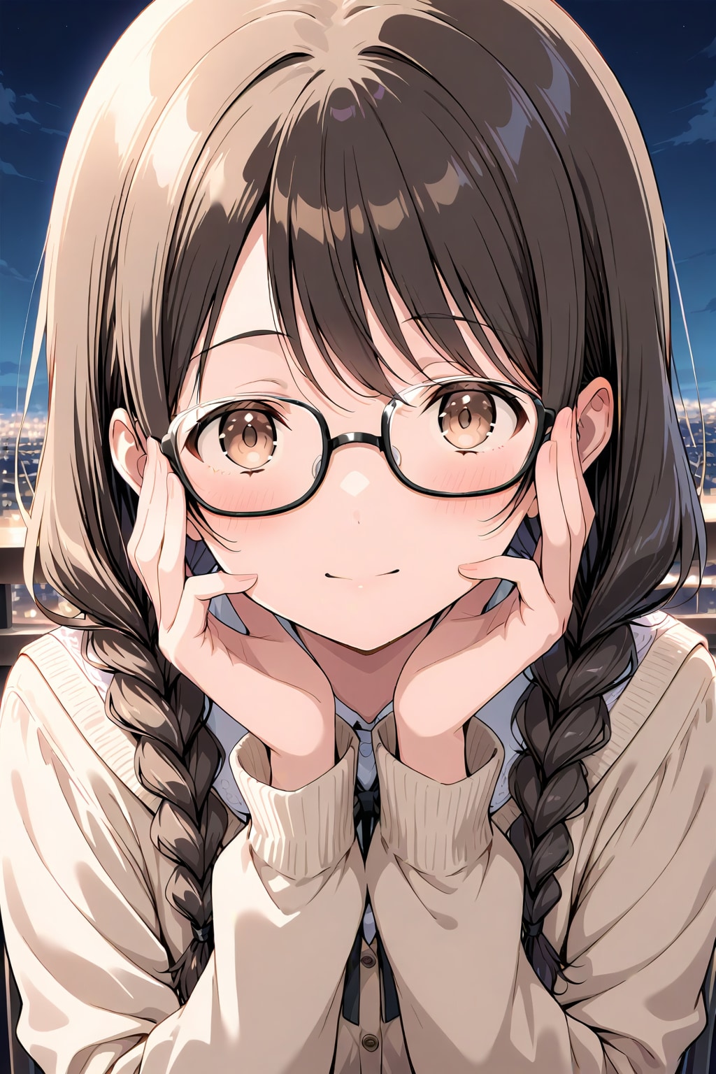 今日の眼鏡っ娘　8/13