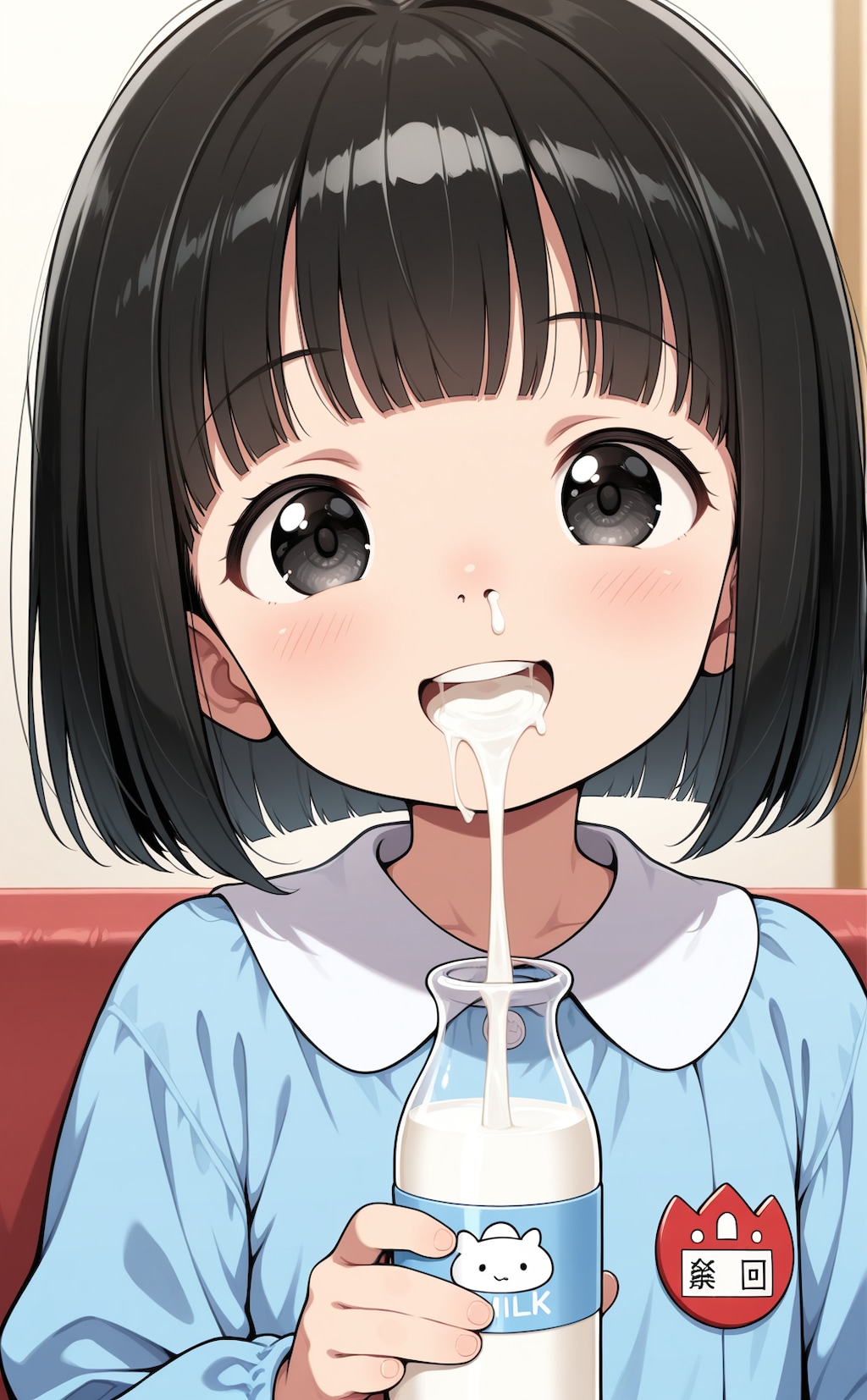 ミルク飲み園児ぇる