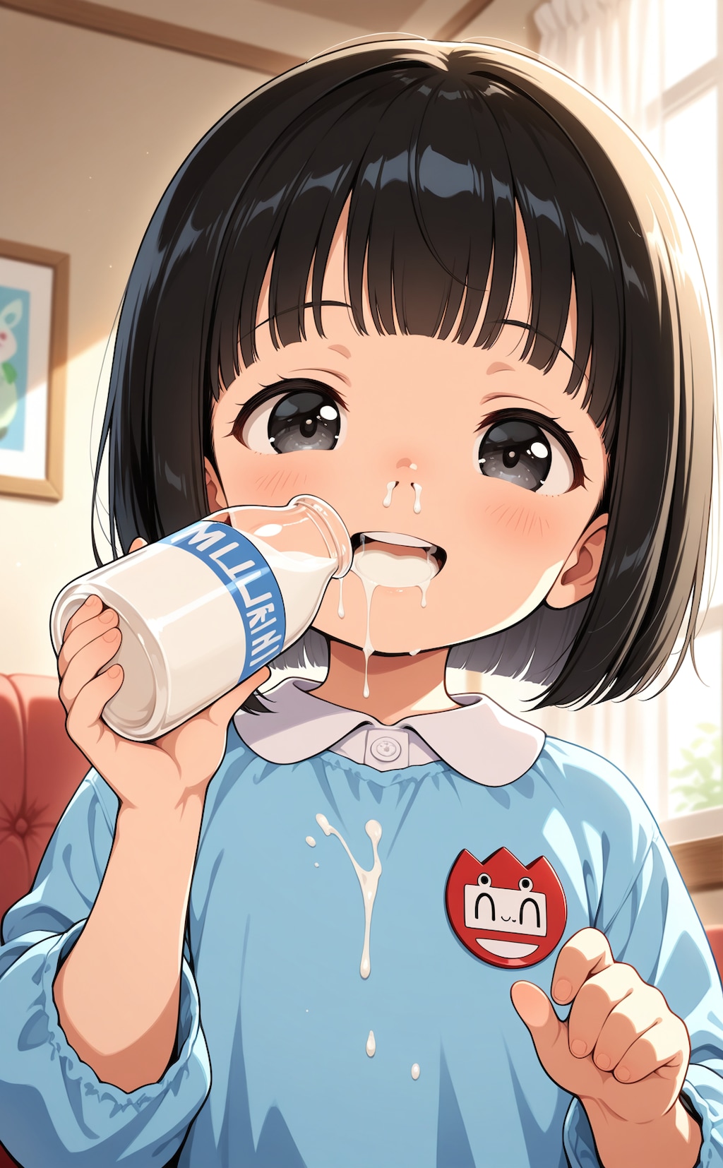 ミルク飲み園児ぇる