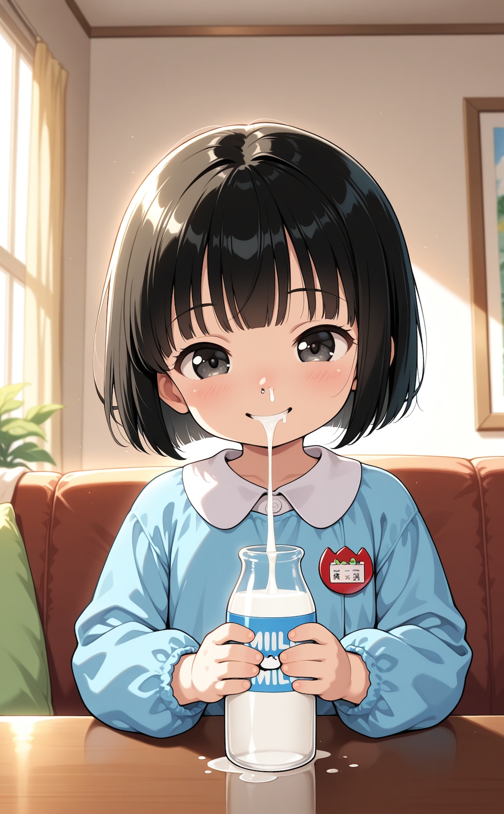 ミルク飲み園児ぇる