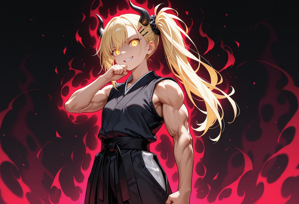 パワー女鬼高生さん